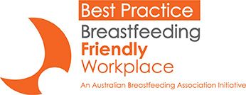 Breastfeeding Friendly Workplace logo.
