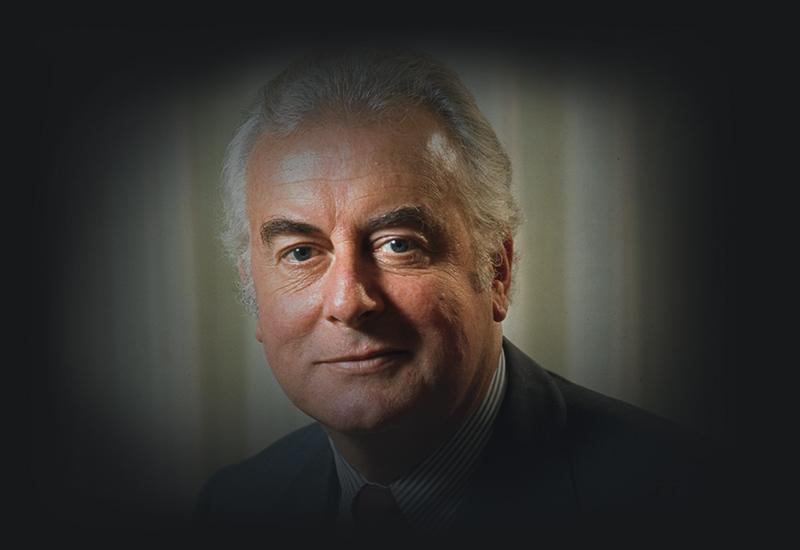 This is a portrait of Prime Minister Gough Whitlam.