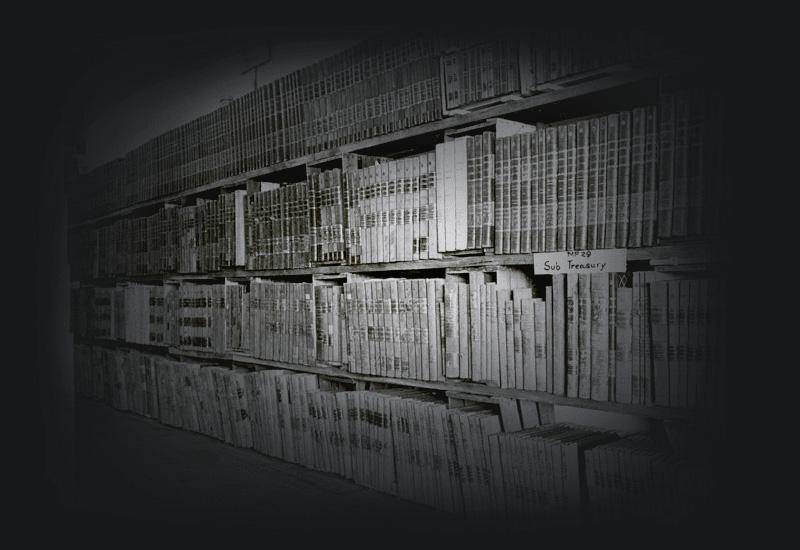 Maribyrnong building - 500 Sub-Treasury volumes.