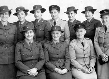 Members of the Australian Women's Army Service.