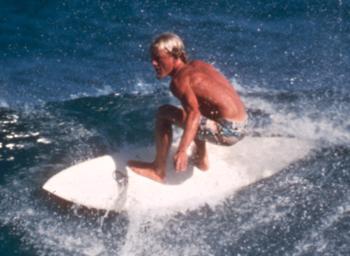 Board riding at Surfer's Paradise, 1977.