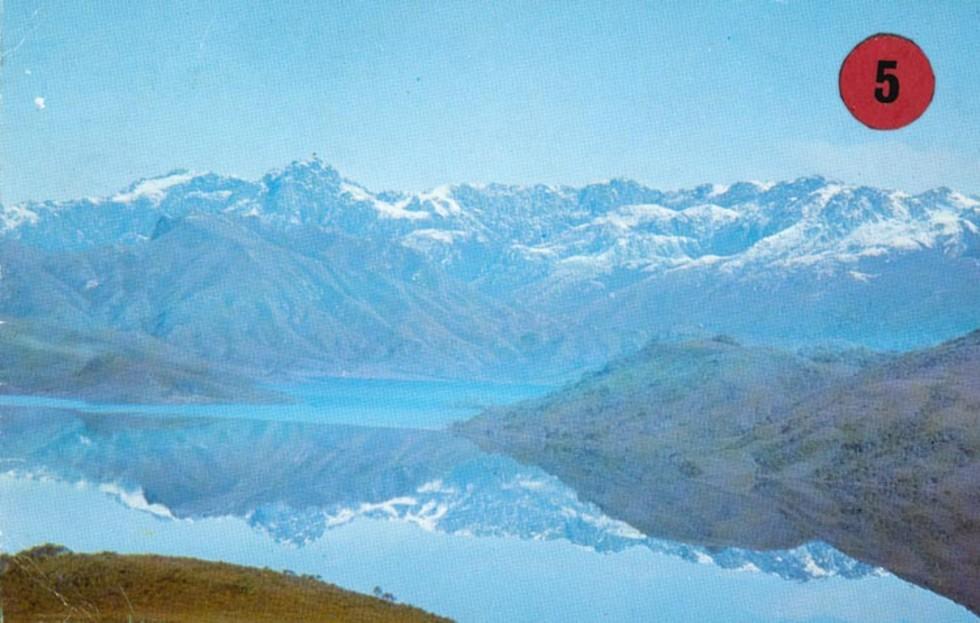 Christmas Card promoting the flooding of Lake Pedder.