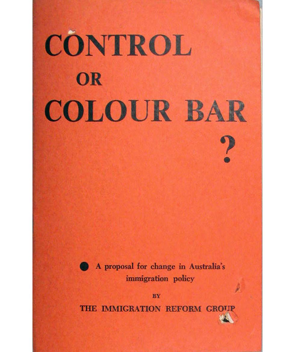 Promoting migration reform - pamphlet 'Control or Colour Bar?'.