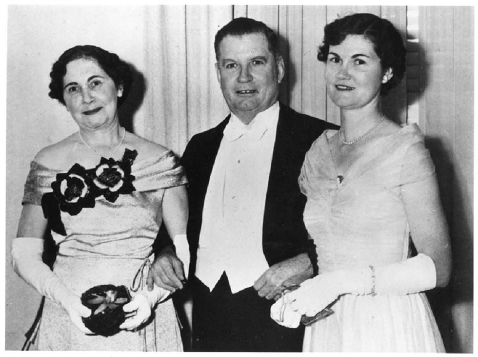 Ilma Fadden, Arthur Fadden and daughter Betty