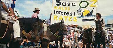 Farmers' rally in Canberra
