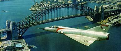RAAF Mirage jet aircraft
