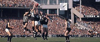 Carlton vs Collingwood in the Victorian Football League Grand Final.