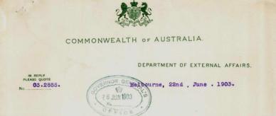 Letter to the Governor-General