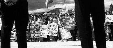 Protest against the Vietnam War, 1970.