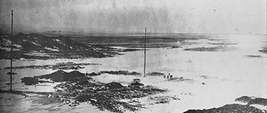 Radio masts at Main Base, Cape Denison.