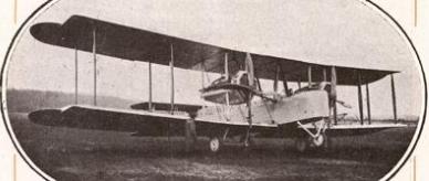 Vimy Vickers biplane