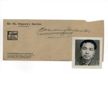Identification photo of Lui Yung Fui to accompany deportation order. NAA: D1976, SB1944/875