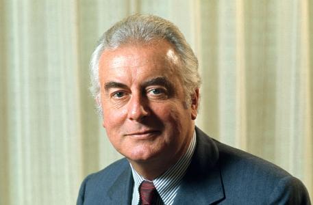 Portrait of Gough Whitlam when he was Prime Minister