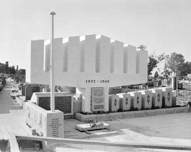 The Holocaust Memorial dedicated in Melbourne in 1963