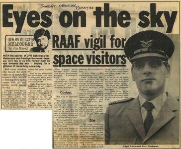 Eyes in the sky RAAF vigil for space visitors.
