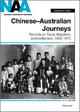 Cover of 'Chinese-Australian Journeys' research guide.
