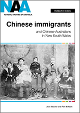 Cover of 'Chinese Immigrants and Chinese-Australians in New South Wales' research guide.